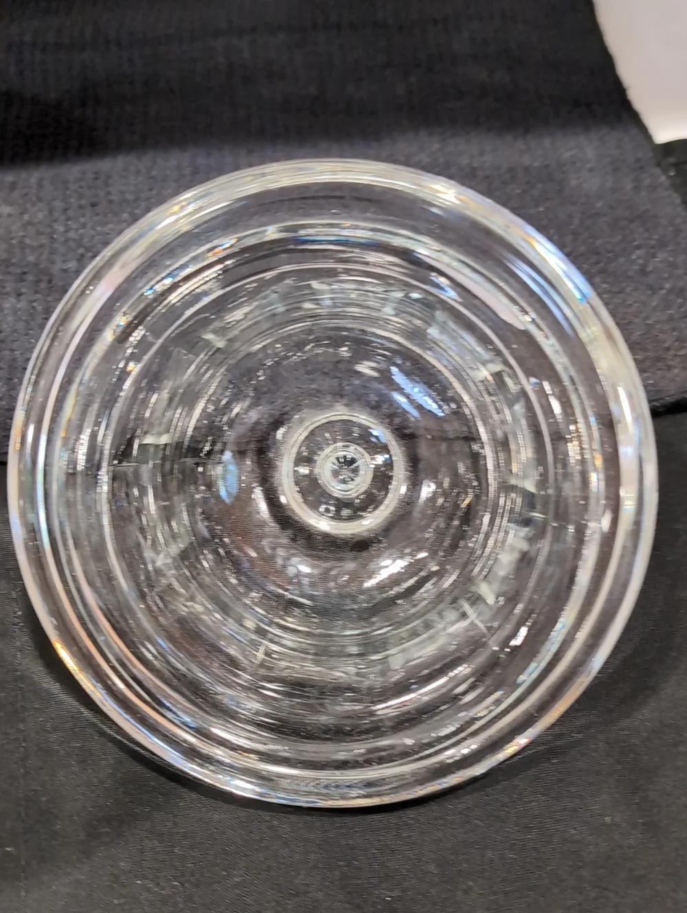 Large Indiana Glass Co. Apothecary Jar With Lid Clear Glass